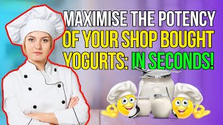 Simple hack to supercharge your shop bought yogurts in seconds yogurtbenefits healthyfood [upl. by Eph]