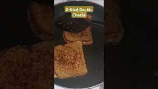 Cooking  Grilled Double Cheese MultiGrain Sandwich  Grilled in a Pan [upl. by Ainekahs]