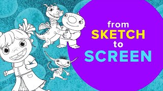 Wallykazam  From Sketch to Screen  Nickelodeon Animation Studio [upl. by Davilman]