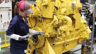 Caterpillar Engine Factory Tour [upl. by Gass]