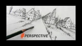 APPRENDRE LE DESSIN EN PERSPECTIVE  LES BASES [upl. by Ajssatan]