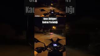 Gece Motosiklet Sürüşlerinde Kadran Parlaklığı gecesürüşü motovlog sürüşkeyfi pcx125 hondapcx [upl. by Merralee]