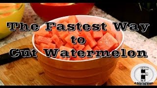 How to cut a watermelon in less than 1 minute  Food Chain TV [upl. by Noryd]