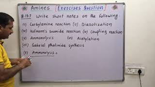 Ammonolysis reactions [upl. by Evania]