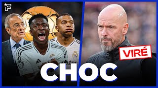 Le Real Madrid BOYCOTTE le Ballon D’Or Manchester United VIRE Ten Hag  JT Foot Mercato [upl. by Eseerahs]