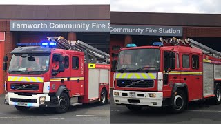 RETRORESERVE Farnworth Double Pump Turnout  Greater Manchester Fire amp Rescue Service [upl. by Natek715]