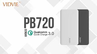 VIDVIE PB720  Powerbank dengan Qualcomm Quick Charge 30 [upl. by Nimar]