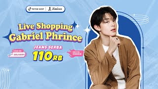 JINISO TIKTOK LIVE SHOPPING BARENG GABRIEL PRINCE  66 PROMO HARBOLNAS [upl. by Concordia]