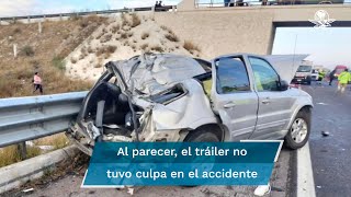 Así fue el brutal accidente que dejó 4 muertos en la Puebla  Orizaba [upl. by Losiram]