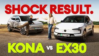 Volvo EX30 vs Hyundai Kona Electric Result Shock  Electrifyingcom [upl. by Carling797]