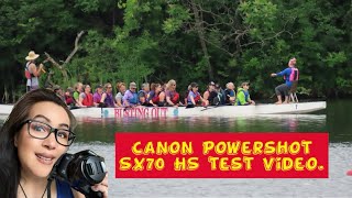 Canon Powershot SX70 HS Test Video  Rowing Practice [upl. by Asalocin]