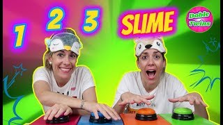 UN DOS TRES SLIME 1 2 3 SLIME CHALLENGE JUEGOS CON SLIME [upl. by Fougere478]