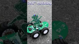 360° Rotating Rechargeable DIY Skateboard RC Car Soldering Kit robot diyelectronics [upl. by Allesiram761]