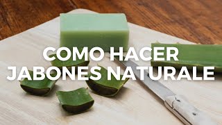 COMO HACER JABÓN ARTESANAL DE ALOE VERA JABON DE SABILA🪴🧼 [upl. by Dallman]