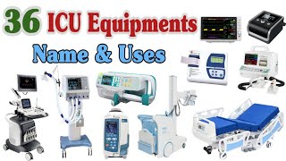 ICU Equipments Name and Uses  icu equipment [upl. by Rysler]