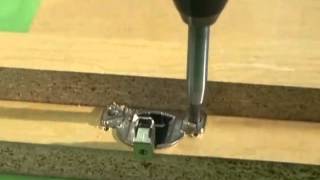 Blum Compact 33 How to install and adjust a Blum Compact Hinge [upl. by Essile]