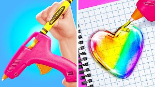 School Art Tricks Revealed Whos the Sneakiest Artist Easy Hacks For Beginners by 123GO SCHOOL [upl. by Volpe]