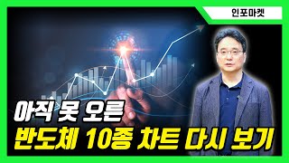 아직 못오른 반도체 10종목  차트를 다시 보자  고영 리노공업 와이아이케이 솔브레인 삼성전기 인포마켓 [upl. by Enitsugua]