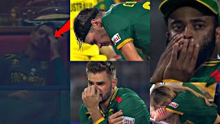 Quinton Dekock Miller South Africa players crying after they lost the SEMi FINAL against Australia [upl. by Michaeline987]