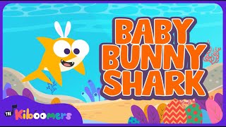 Baby Bunny Shark  The Kiboomers Preschool Songs amp Nursery Rhymes for Easter [upl. by Nuli]