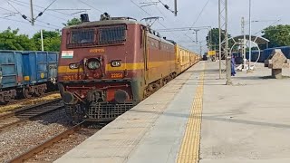 Wap1 22054 Lokhanow Superfast Xpress  Malgadi train video [upl. by Sileas461]