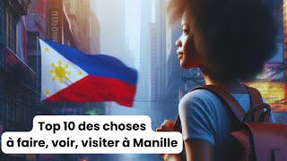 Walking tour 2K  Que faire que visiter où sortir à Manille Philippines  Walkthrough Manila [upl. by Wenn]