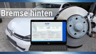 Bremsen wechseln hinten Golf 7 mit VCDS [upl. by Liman823]