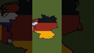 Building Germany in 3 Scales german deutschland maps flags minecraft [upl. by Suchta]