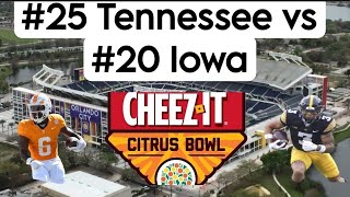 Tennessee vs Iowa  CheezIt Citrus Bowl  Preview and Prediction [upl. by Ihsir]