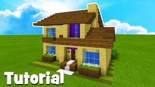 Minecraft Tutorial How To Make A Suburban House 17 [upl. by Israel307]