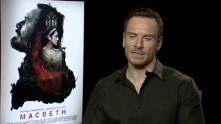 Macbeth Michael Fassbender Official Movie Interview  ScreenSlam [upl. by Rayham]