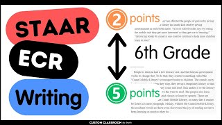 STAAR 6th Grade ECR Analysis Unveiling the Key Differences in 2 vs 5 Point Responses [upl. by Anairb]