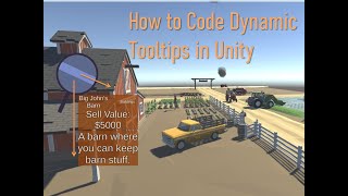 How to Code a Dynamic Tooltip in Unity GameObject DescriptionHelpInspection Popup [upl. by Magna]