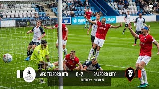 Telford United 02 Salford City  National League North 1208 [upl. by Llerut]