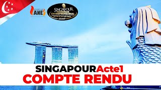 COMPTE RENDU  🚨TOURISME ENTREPRENEURIAL SINGAPOUR Acte 1 [upl. by Guildroy]