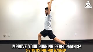 5Stretch Running Warmup  Do These PreRun Stretches Before Every Run to Improve Your Performance [upl. by Iem]