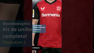 LANÇAMENTO Kit de uniforme Bayer Leverkusen 2425 com Patch de Campeão da Bundesliga para PES 2018 [upl. by Safir]