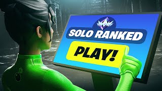 I Quit Fortnite then played Solo Ranked [upl. by Yancy]