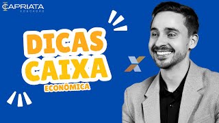 Dicas para a sua prova da CAIXA ECONÔMICA  Importantíssimo [upl. by Aicsila]