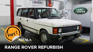 From Rust to Riches The 1995 Range Rover Classic Paint Restoration You Wont Believe PART 1 [upl. by Rothschild]