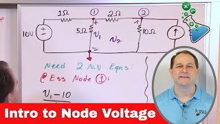 Lesson 1  Intro To Node Voltage Method Engineering Circuits [upl. by Naletak]