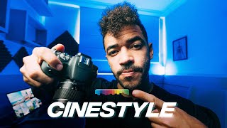 Como INSTALAR o CINESTYLE na CANON SL2 e CANON SL3 [upl. by Ahiel]