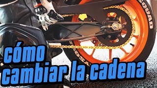 COMO PONERLE CADENA DE ORO A TU MOTO PASO A PASO [upl. by Leibrag]