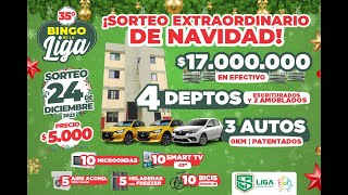 En Vivo 35° Bingo de la Liga Salteña de Fútbol  Sorteo Extraordinario de Navidad [upl. by Trilly]