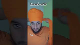 Kiwe laga Damala Sahib 🙏🀄singh turban pagg dumala trending punjab viralshorts [upl. by Jennie638]