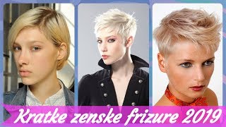 Top 20 💫 najmodernije kratke zenske frizure 2019 [upl. by Rosenblatt]