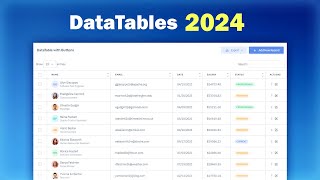 How to use DataTables with HTML project 2024 [upl. by Leinto]