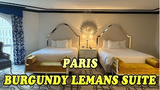 PARIS LAS VEGAS  BURGUNDY LEMANS SUITE 2 Queens [upl. by Ymerrej]