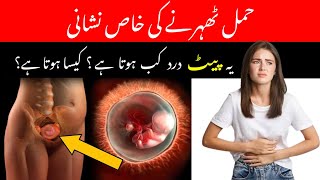 implantation kab hota hai Early PregnancySymptoms limplantation cramp limplantationsymptoms in urdu [upl. by Herrod]