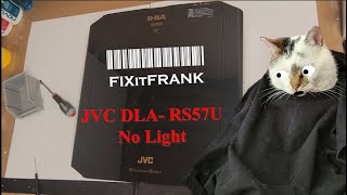 JVC DLARS57U LCoS Video Projector Repair  No Light  Ballast Replacement [upl. by Terr]